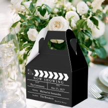 Now Showing Movie Clapperboard Wedding Favours