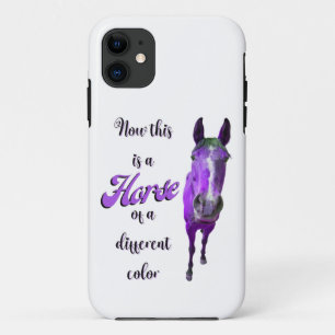 Now This Is A Horse Of A Different Colour Purple iPhone 11 Case