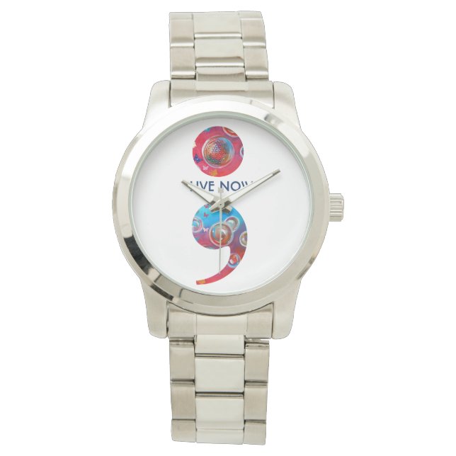 Now Watch - Semicolon Bubbles "Live now" (Front)