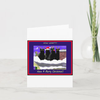 Now What? Christmas cards. Holiday Card