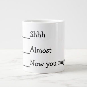 Now you may speak funny meme large coffee mug