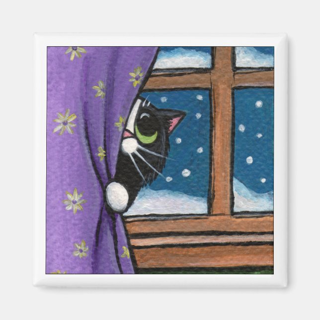 Now You See Me - Cat Magnet (Front)