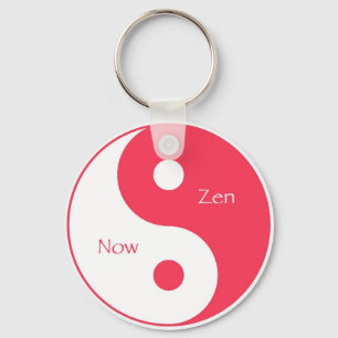 Now & Zen Magenta Key Ring