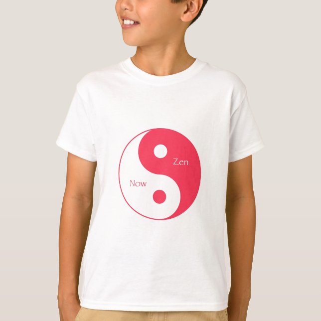 Now & Zen Magenta T-Shirt (Front)
