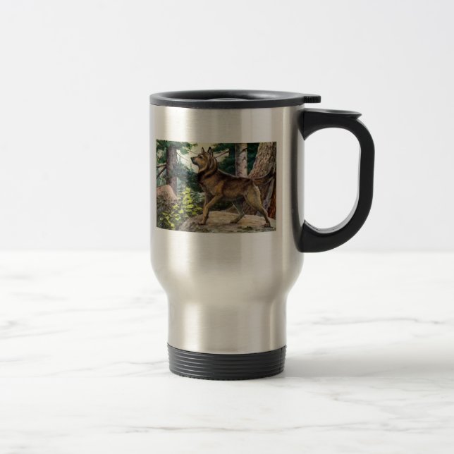 Nowegian Elkhound Mug (Right)