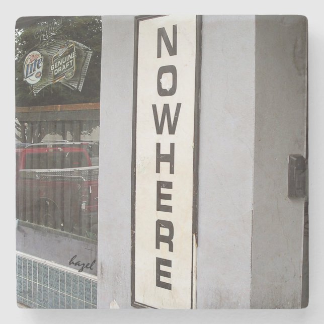 Nowhere,Athens, Georgia,Marble Stone Coaster. Coaster (Front)