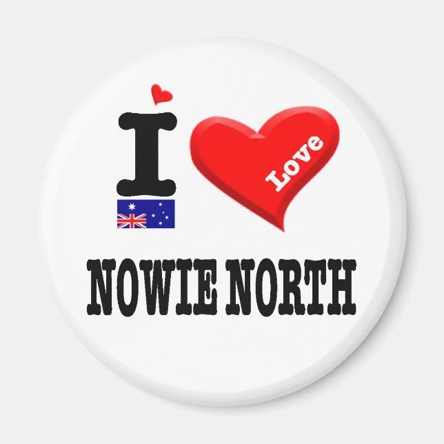 NOWIE NORTH - I Love Magnet (Front)