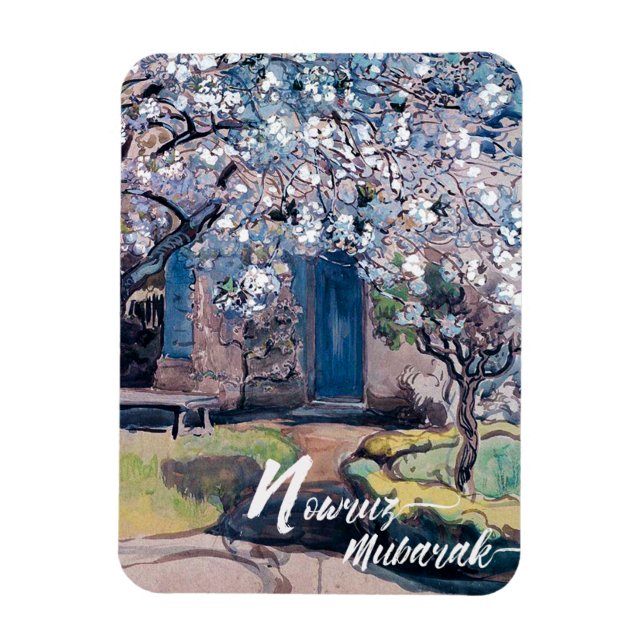 Nowruz Mubarak. Persian New Year Fine Art  Magnet (Vertical)