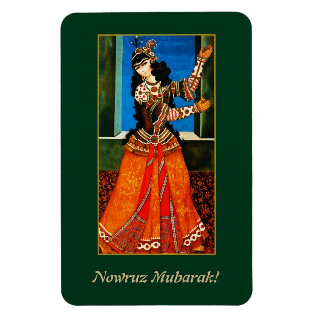 Nowruz Mubarak. Persian New Year Gift Magnet (Vertical)