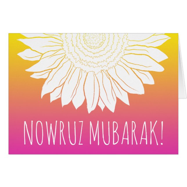 nowruz mubarak sunflower (Front Horizontal)