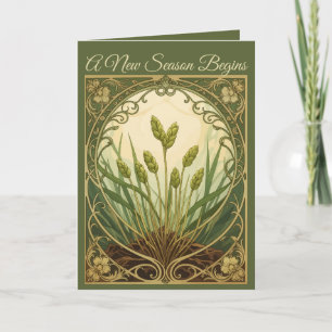 Nowruz Sprouts Timeless Botanical Celebration Card