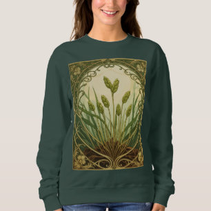 Nowruz Sprouts Timeless Botanical Celebration Sweatshirt