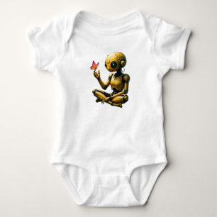 Nox Finds Wonder,A Curious Robot's First Butterfly Baby Bodysuit