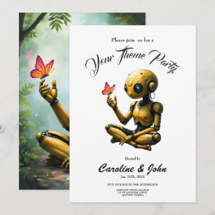 Nox Finds Wonder,A Curious Robot's First Butterfly Invitation