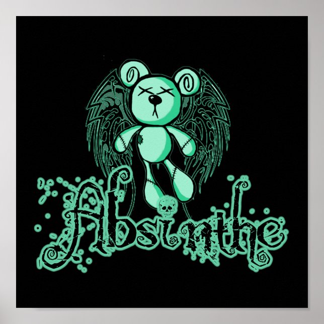NOXIOUS TEDDY - Absinthe The Green Fairy Poster (Front)