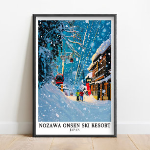 Nozawa Onsen Art - Nozawa Onsen Poster -Nozawaonse