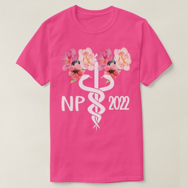 NP 2022 Graduate Nurse Practitioner Graduation T-Shirt (Design Front)