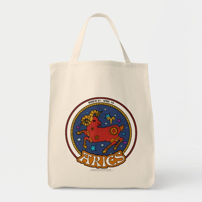 NP Aries Grocery Tote Bag (Front)