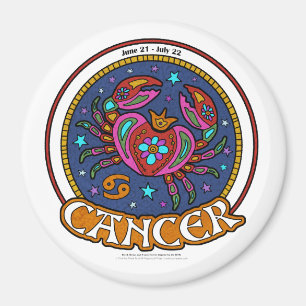 NP Cancer Large, 3 Inch Round Magnet