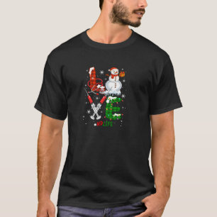 NP Christmas Nurse Tools Stethoscope Snowman Funny T-Shirt