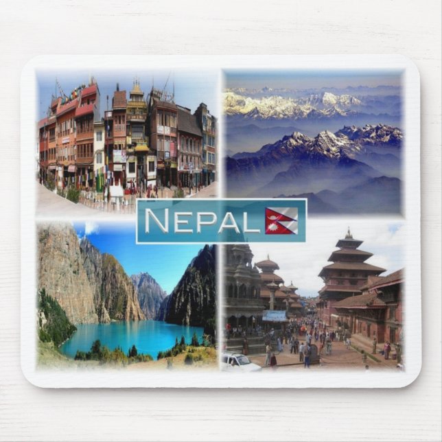 NP Nepal - Boudha Stupa - Mouse Mat (Front)