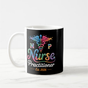 Np Nurse Practitioner Est 2026 Graduation Nursing Coffee Mug