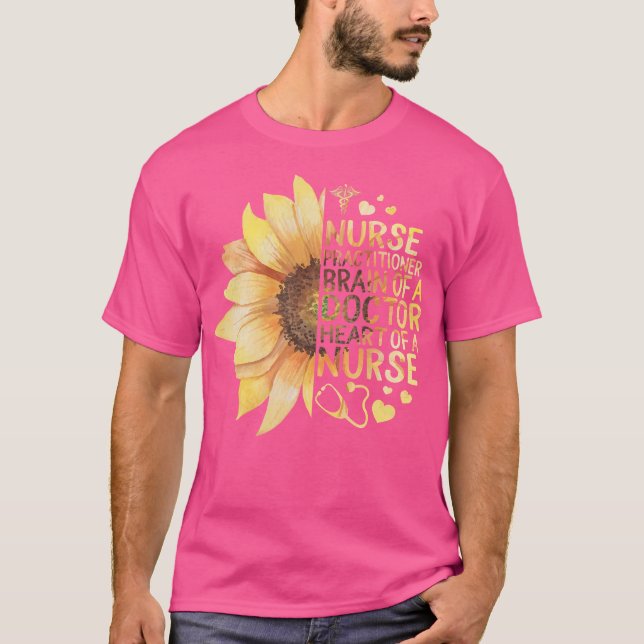 Np Nurse Week Practitioner Brain Of Doctor Nursing T-Shirt (Front)