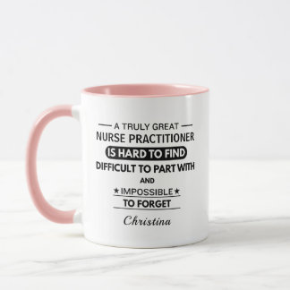 NP Thank You Personalised Nurse Practitioner Mug