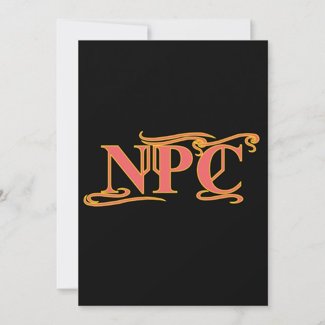 NPC Do Not Maim Rob or Kill Funny RPG (Front)