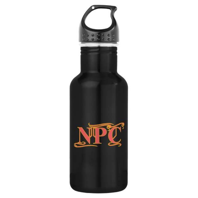 NPC Do Not Maim Rob or Kill Funny RPG 532 Ml Water Bottle (Front)