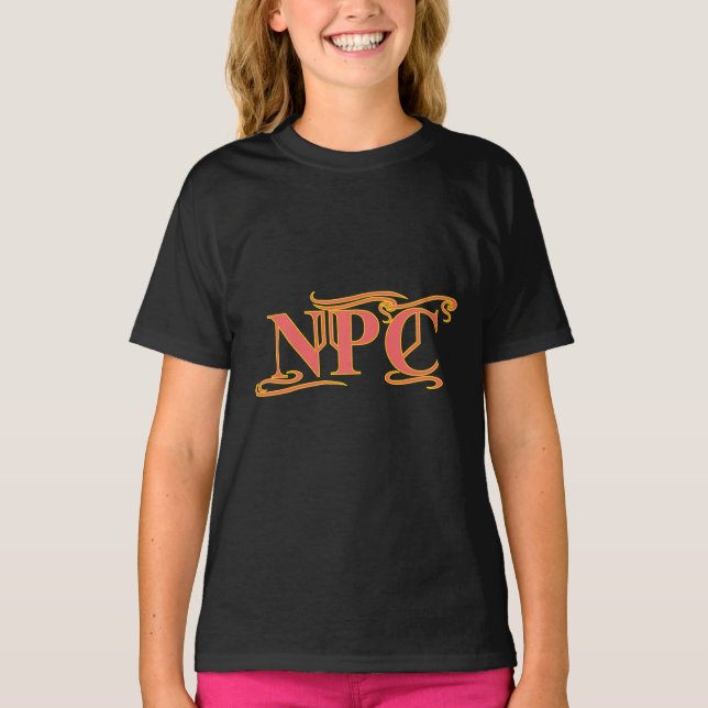NPC Do Not Maim Rob or Kill Funny RPG T-Shirt (Front)