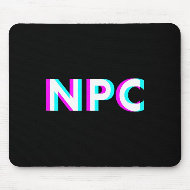 Npc Meme - Non Player Character 2  Mouse Mat (Front)
