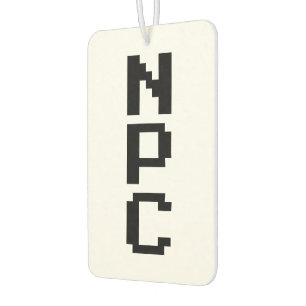 NPC - Non Playable Character Car Air Freshener