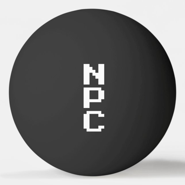NPC - Non Playable Character Ping Pong Ball (Front)