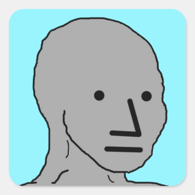 NPC wojak stickers (Front)