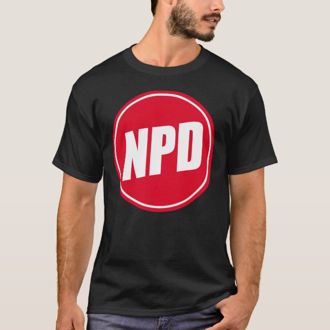 NPD:National-Demokratische Partei Deutschlands T-Shirt (Front)