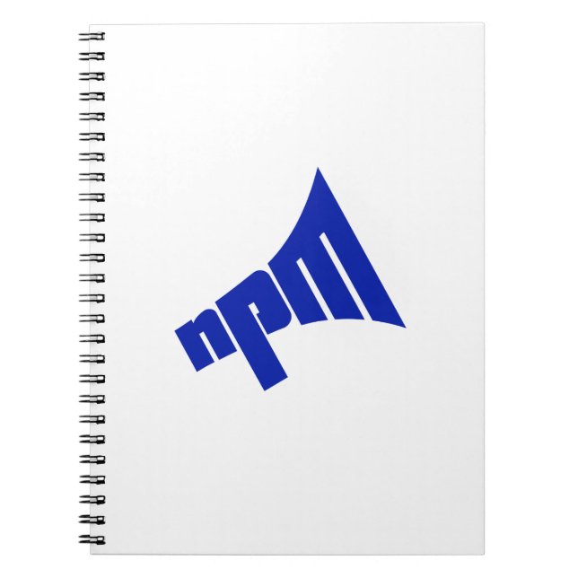 NPM Logo Icon (1) Notebook (Front)