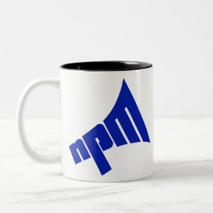 NPM Logo Two-Tone Coffee Mug