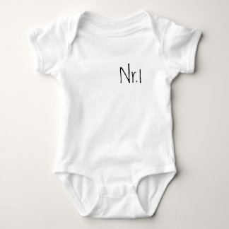 Nr.1 Rompertje for twin Baby Bodysuit