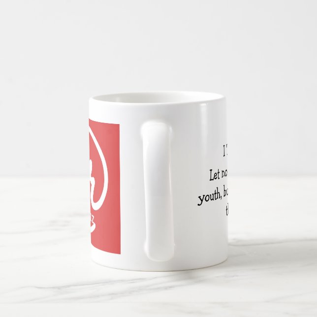 NR Studentz Coffee Mug Maroon (Handle)