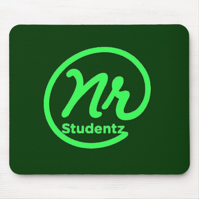 NR Studentz Mouse Pad-Green Mat (Front)