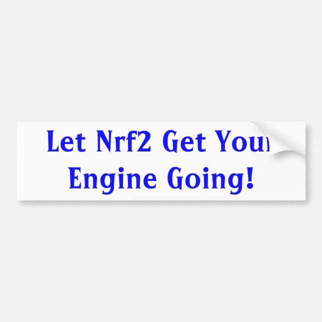 Nrf2 Bumper Sticker (Front)