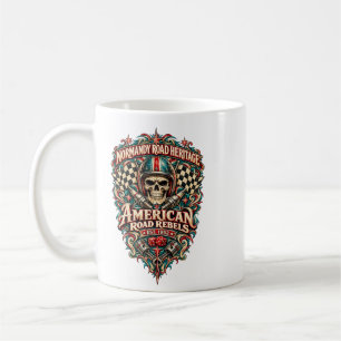 NRH American Road Rebels Skull & Crossbones Vintag Coffee Mug