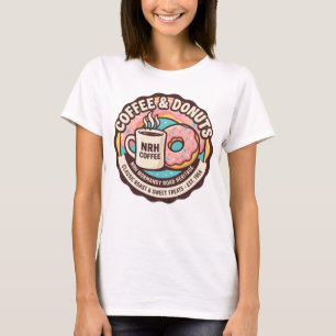 NRH Coffee & Doughnuts Vintage Diner Women’s T-Shi T-Shirt