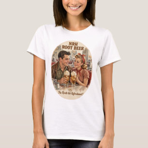NRH Root Beer Route 66 Vintage Diner Women’s T-Shi T-Shirt