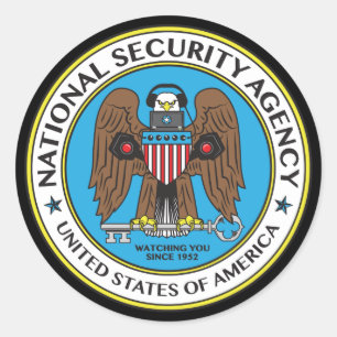 NSA CLASSIC ROUND STICKER