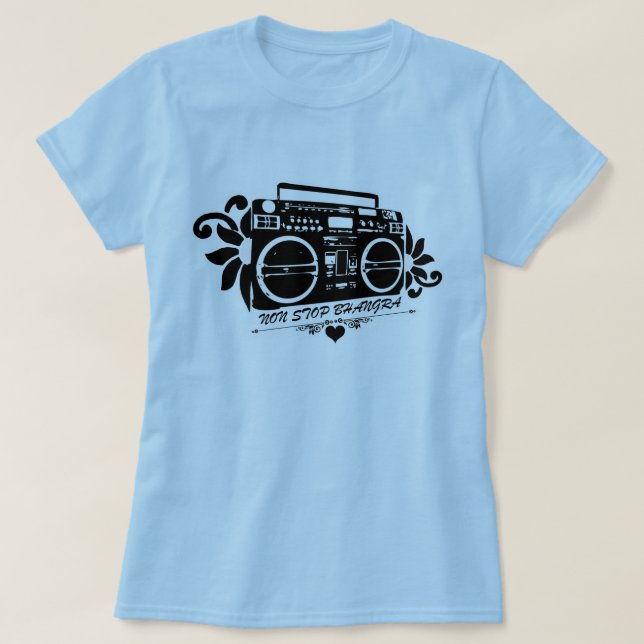 NSB Boom Box (Dark - Womens) T-Shirt (Design Front)