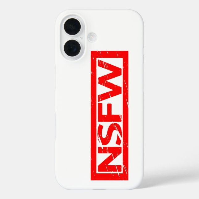 NSFW Stamp Case-Mate iPhone Case (Back)