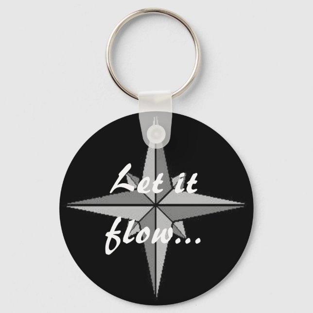 NStar Let it flow Keychain (Front)