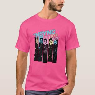 NSYNC Official Neon Bye Bye Bye T-Shirt